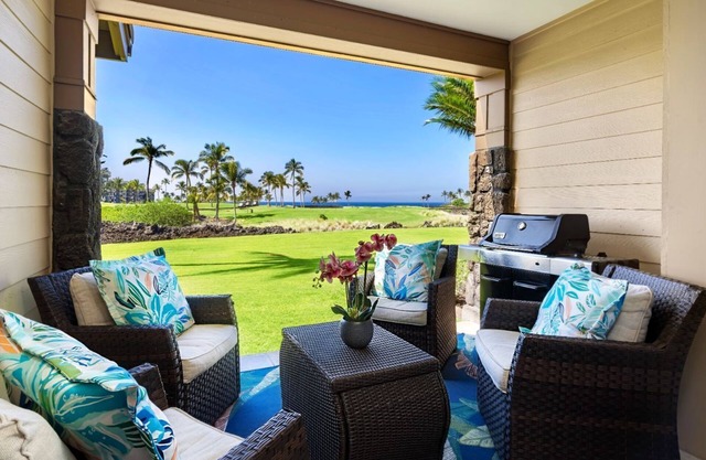 🏖️Waikoloa Golf Discount | Views of Ocean & Golf Course | Outdoor Seating