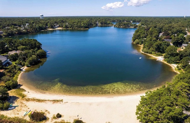 Walk to Private Beach on Buck's Pond!