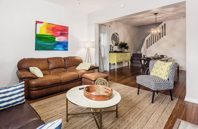 Walkable 1900s Townhome | Free Parking + Pets OK