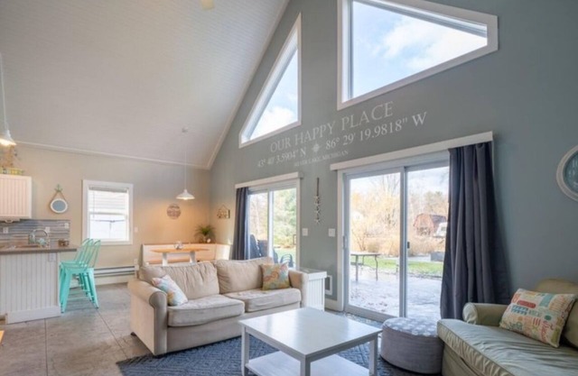 Walking distance to town and tie off your small watercraft in your own backyard.