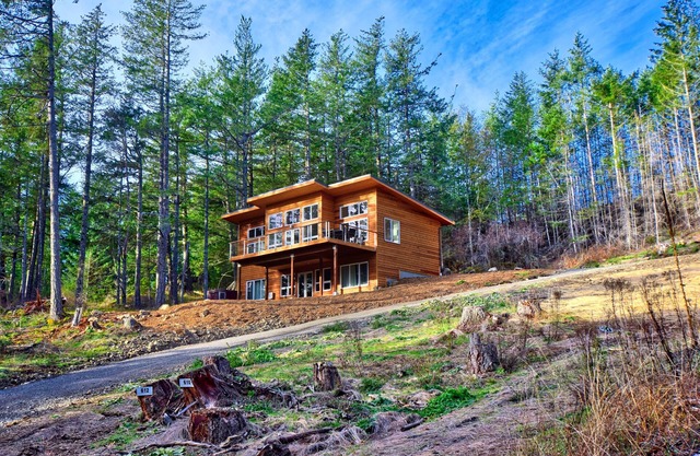 Water Views from this New Northwest Modern Home w/Hot Tub