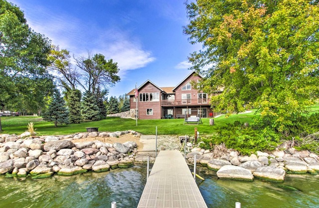 Waterfront Big Stone Lake Home w/Dock & Views