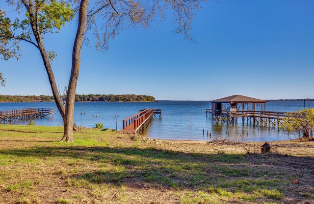 Waterfront Home at Lake Fork w/Boardwalk