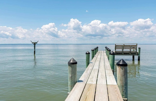Waterfront Home on Chesapeake Bay with Dock, Bikes & Sunset Views
