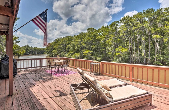 Waterfront Karnack Home w/Boathouse & Deck!