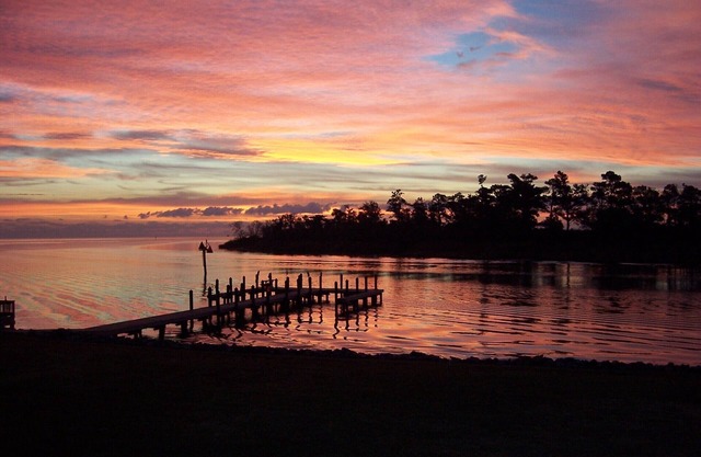 Waterfront lodging on the Pamlico Sound Outer Banks North Carolina