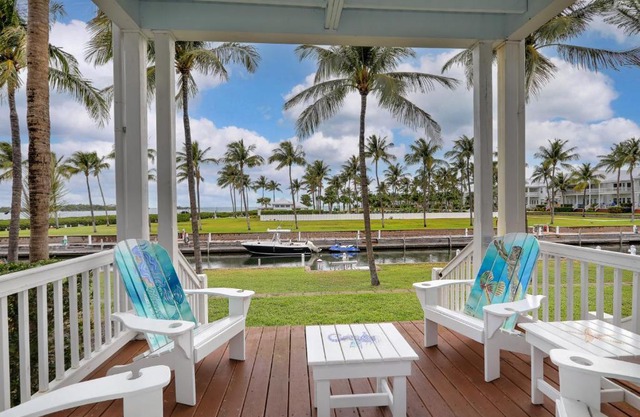 Waterfront luxury Villa 14 with spectacular sunset views and boat slip townhouse