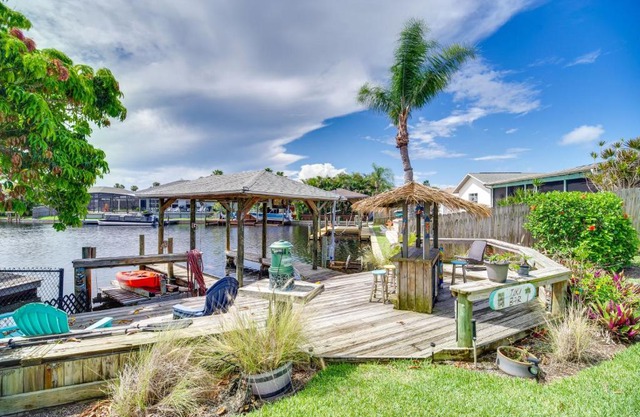 Waterfront Merritt Island Vacation Rental with Pool!