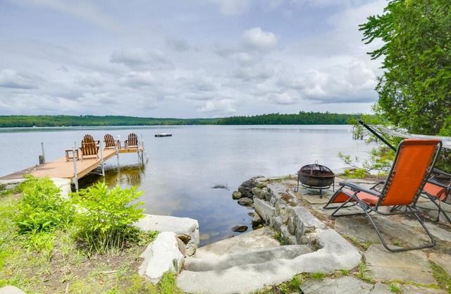 Waterfront Raymond Vacation Rental with Boat Dock!