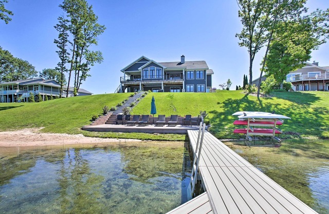 Waterfront Silver Lake Home w/Private 40’ Dock!