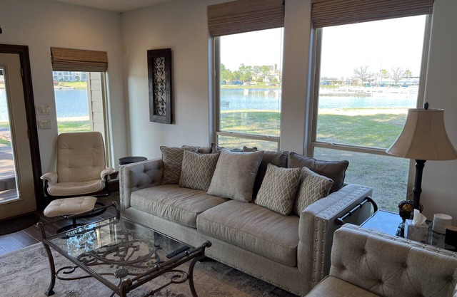 Waterfront Townhome in Walden -Great view, yard, dock, and easy water access.