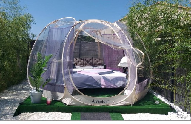 WELLNESS AREA AND ACCOMMODATION WITH BUNGALOW, ATYPICAL BUBBLE AND PRIVATE SPA