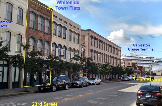 Whiteside Town Flats in Galveston's Historical Downtown Stand District