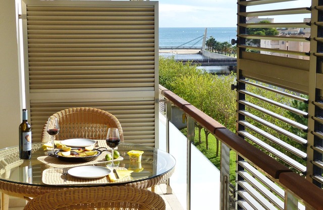 With large balcony and great views - 300m from the beach