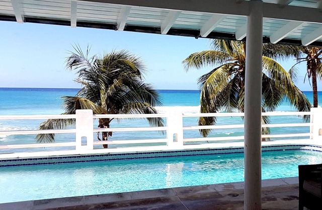 Wonderful beachfront Villa at South Point; very spacious with amazing pool