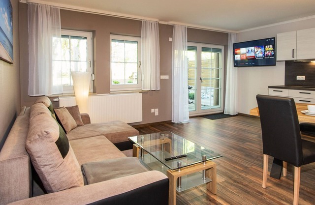 Wonderful vacation apartment 18 ODINs view, terrace, private beach, sauna