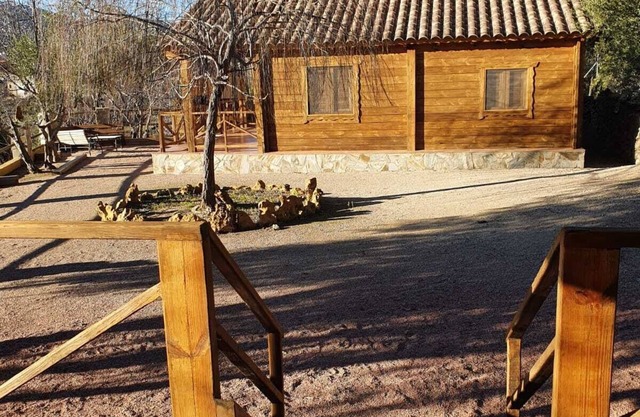 wooden cabin in the Sierra del Segura