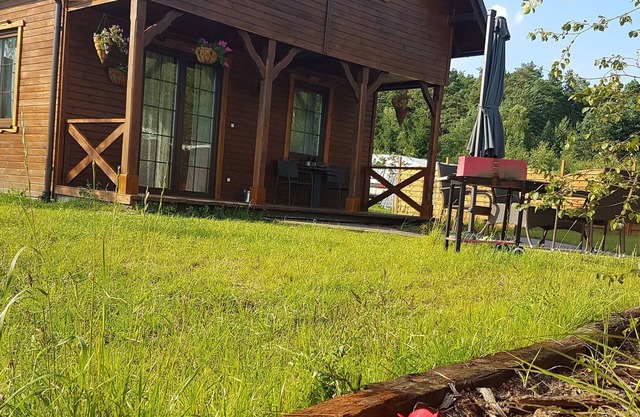 Wooden Holiday Home in Skrzynia with Terrace