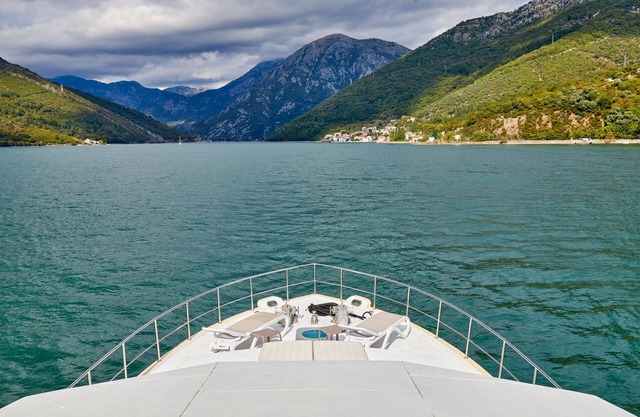 Yacht Primorka with private sea pier