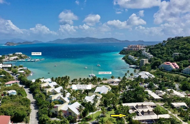 Your tropical studio steps from the beach.