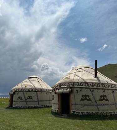 Yurt camp Asman at Song Kol lake