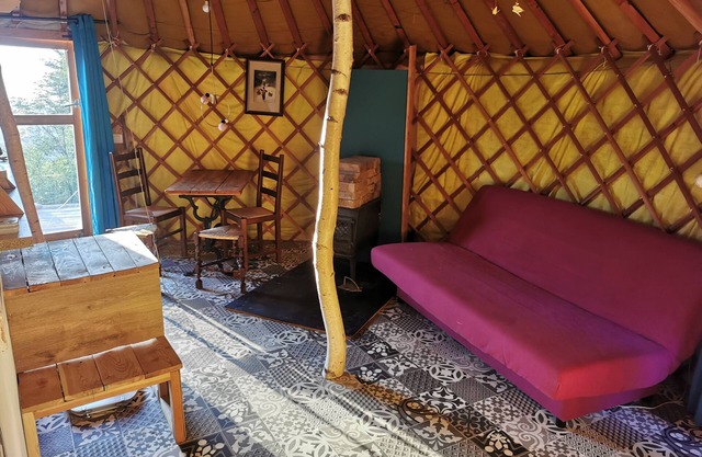 Yurt in the heart of the mountains