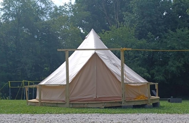 Yurt - The Corbin (first on the left)