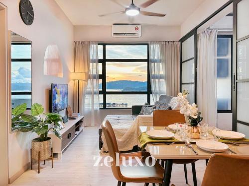 Zeluxo #JQ02 Jesselton Quay Tower 2 Level 10-2 BR 1 Bath, Seaview