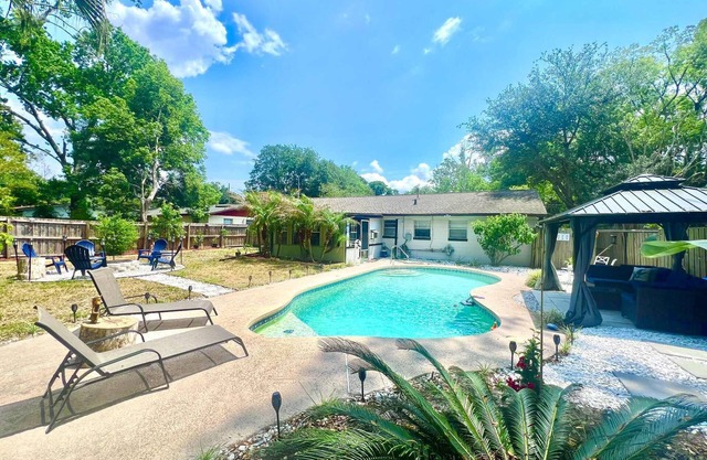 Zen Oasis: Pool/Gazebo/Firepit
