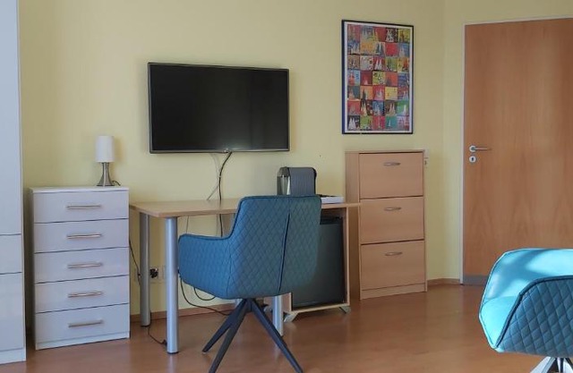 Zimmer mit Gartenblick