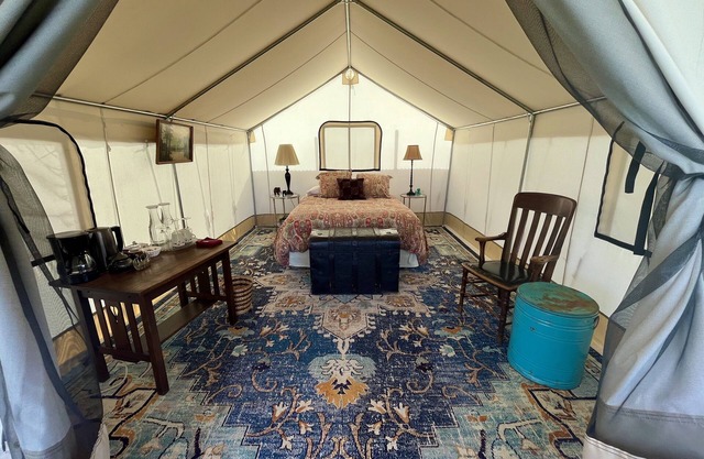 Zinnia Glamping Tent at Zenzen Gardens