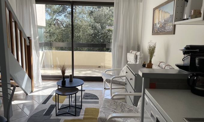 La Baule-Escoublac Apartment | À 5mn à Pied de la Plage et du Marché Studio Dans Petite Résidence Très Calme