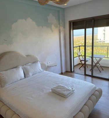 Ain Harrouda Apartment | Évasion zen près de Casablanca - Vue imprenable sur le parc et la plage de l'Éco City Zenata
