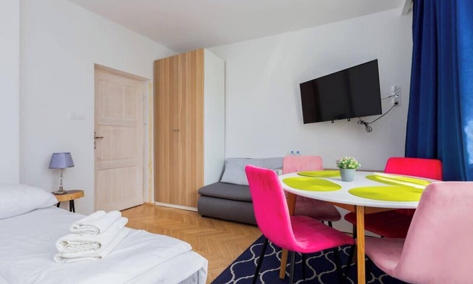 Dziaki Lesne Apartment | Śląska Pleasant Pink Studio