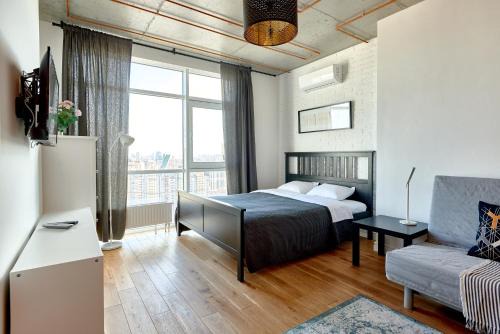 Shevchenkivs'kyi District Apartment | Стильні апартаменти із казковим краєвидом та світлом