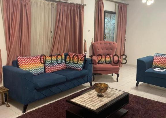 New Cairo Apartment | للايجار شقة مفروشة بحديقة خاصة بالرحاب التجمع