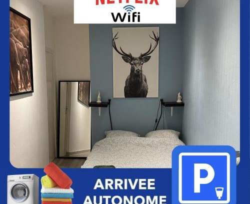 Cret de Roc Apartment | 010 CHIC & COSY F1 29m2 HYPERCENTRE WIFI SMART TV NETFLIX