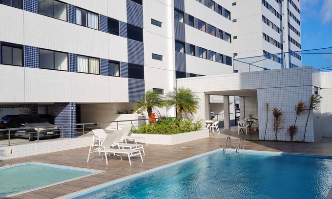 Feitosa Apartment | 02 bedroom apartment with garage and swimming pool