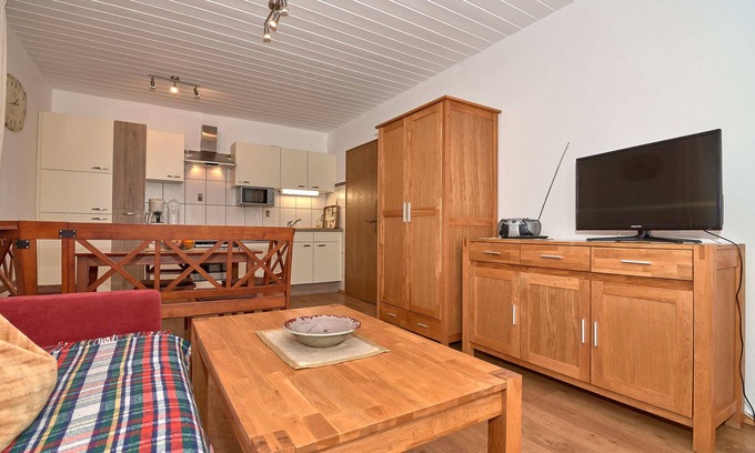 Bergen Apartment | 03 Apartment Maria Eck for 3 pers. 45 sqm. kitchen, 1 living room, 1 bedroom, terrace