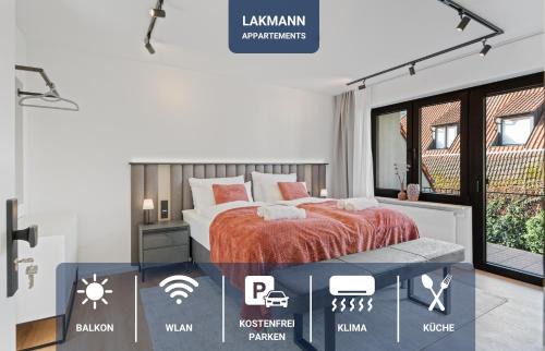 Sankt Martin Apartment | 1-2 Personen - Parkplatz - Fahrradgarage - Zentrum - Küche - Balkon - Klima