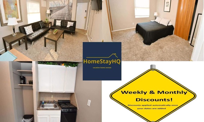 South Bend Apartment | 1 bedroom apartment near Notre Dame (1309.5)