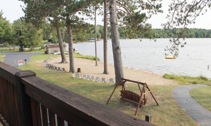 Eagle River Condo | 1 Bedroom, balcony beach view condo @ Duck Lake