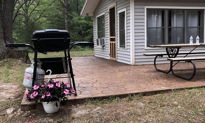 Newaygo Cabin | 1-bedroom cabin near Huron-Manistee National Forest