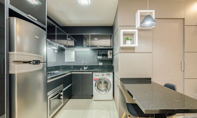Matriz Apartment | 1 bedroom elegant and sophisticated lifespace Curitiba