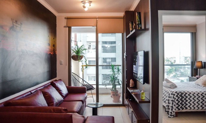 Santa Fe Apartment | 1 BedRoom Super comfy Modern Bright with Parking, AC. Double Glass Window