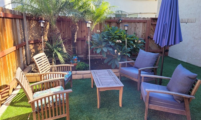 Ocean Beach House | 1 block from the beach, family friendly, w/private backyard & air conditioning