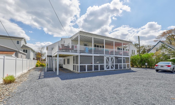 Rehoboth by the Sea House | 1 Block to Beach, 2 Decks, 4 Parking Spaces! Sat to sat from July and August