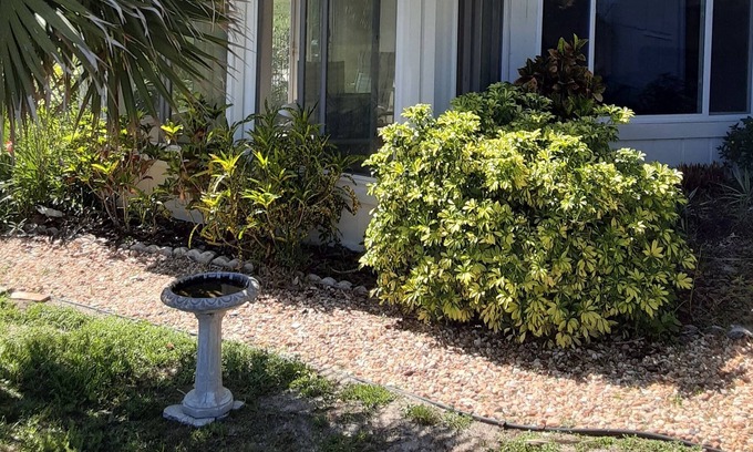 Flagler Beach House | 1 block to beach, backyard golf course views. Sleeps 5, Pet-friendly, low price!