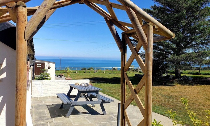Felinwynt Cottage | 1 Byre Cottage ' Stunning views.Cosy cottage.Pet friendly!'