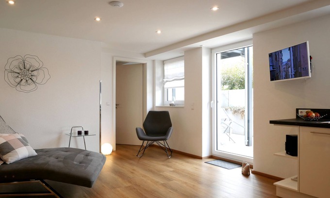 Achkarren Apartment | 1. Ferienwohnung im Sourterrain mit 45 qm, 1 Schlafzimmer für max. 2 Personen